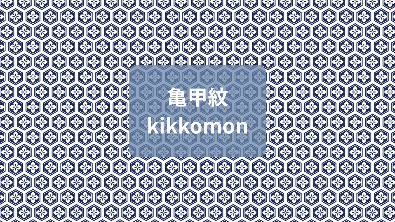 シリーズ|着物の柄に隠された本当の意味2亀甲紋